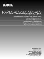 Yamaha RX-385-RDS-Owners-Manual
